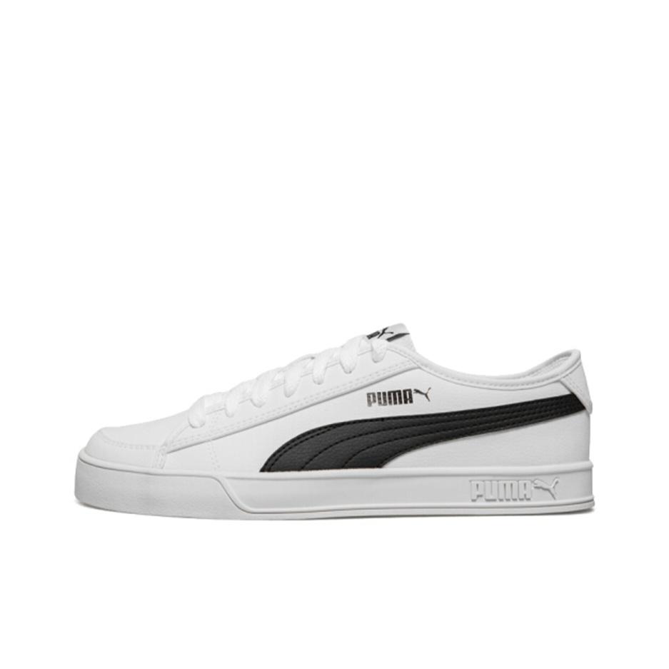Puma Smash v2 Vulc SL Weiß Schwarz Unisex Sneaker 367308-02