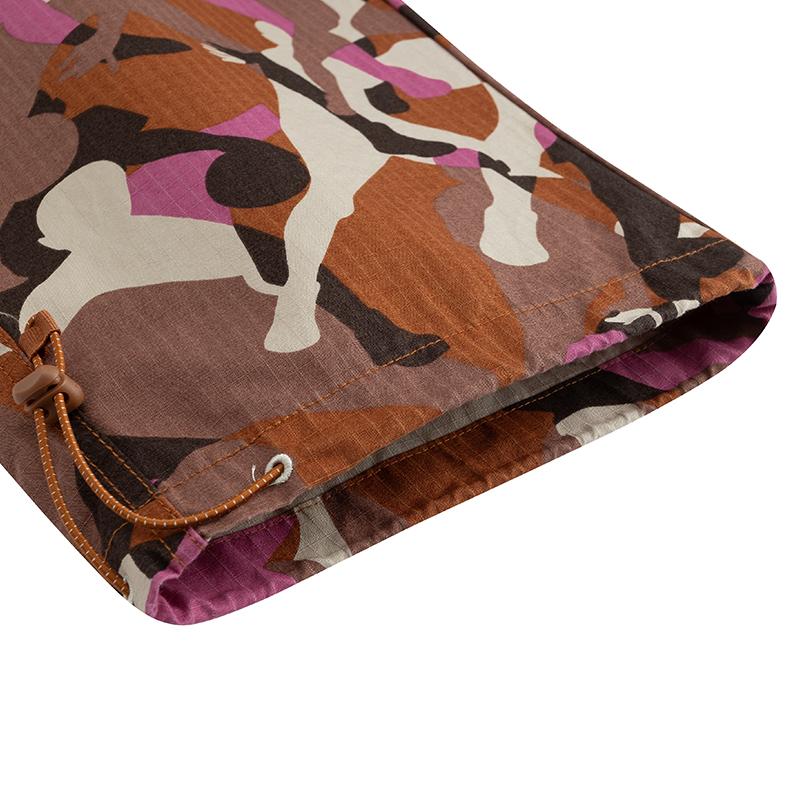 Anta Full Print Mid Waist Breathable Casual Pants Men Bottoms Luxurious-Brown 172441504S-1