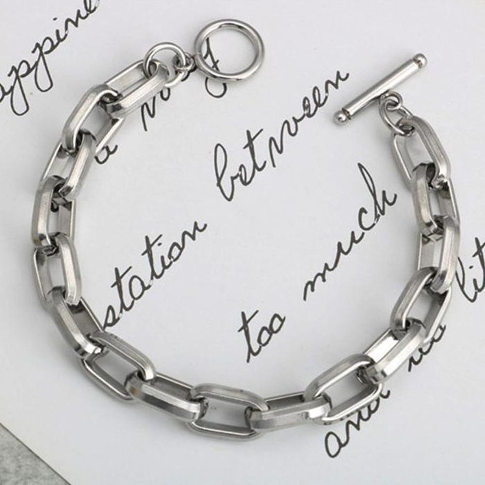 ONOMA Onm Goliath Punk Hip Hop Bracelet, Unisex Heart Charm (39914888)