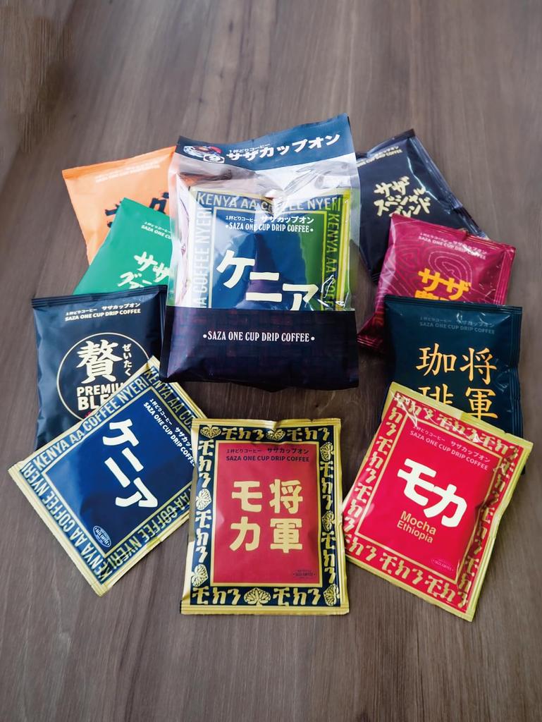 Saza Coffee 1 Cup Coffee Drip Drip Pack Dark Roast Specialty Store Taste 12g X 30 Sheets Set Coffee Tasting 6 Types Day Present Popular Day Gift 30P