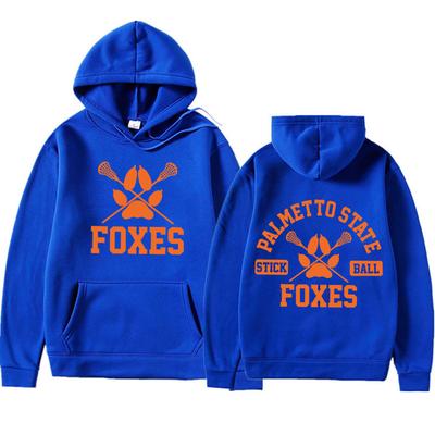 FOXES PALMETTO STATE Print Hoodie Mens Women Fashionable Street Casual Tracksuit Oversized Trend Design Loose Hoodie