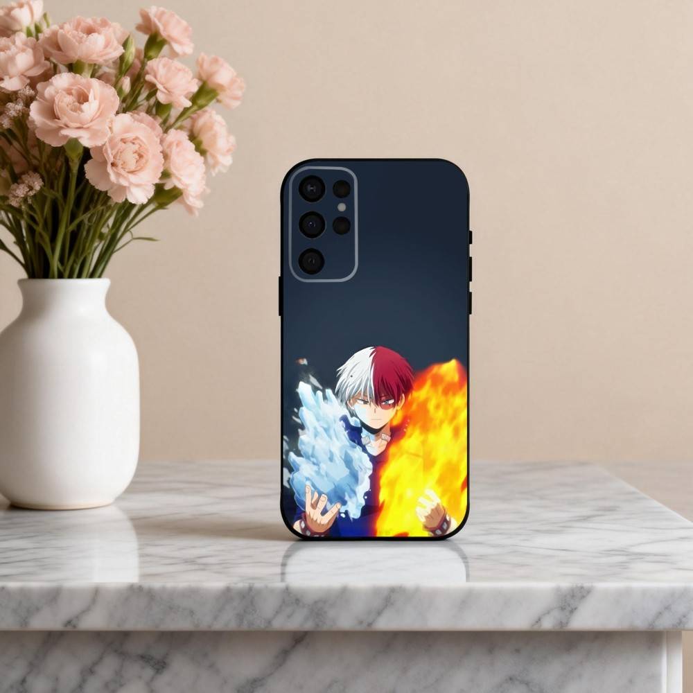 

Чехол для телефона S-Shoto-O T-Todoroki M-MHA-A для Samsung S25, S24, S21, S22, S23, S30, Ultra, S20, Plus, Другие Мягкий Черный Чехол Samsung S24
