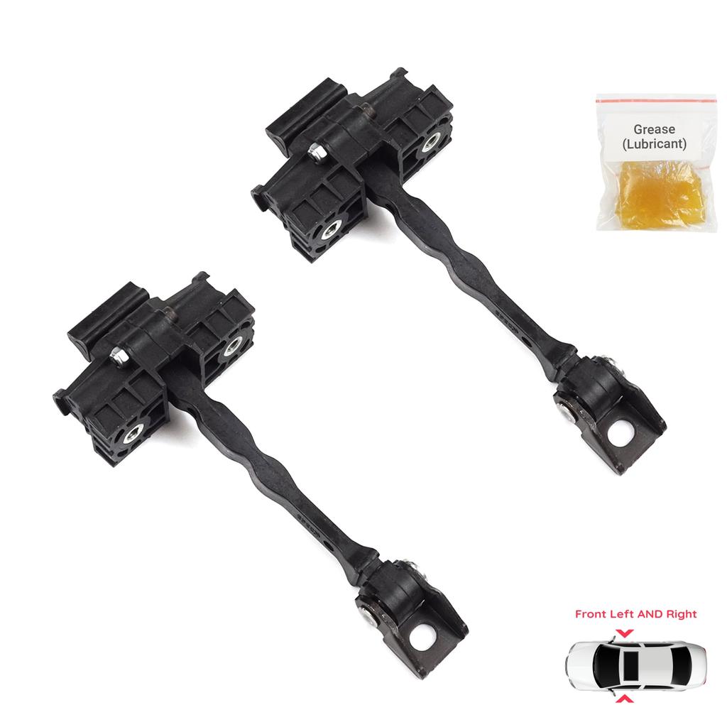 BDP1346-1 2 Pieces Front Door Hinge Brake Stop Check Strap Limiter for VW UP! Skoda Citigo Seat Mii 2011-2024 5-Door Hatchback 1S0837249