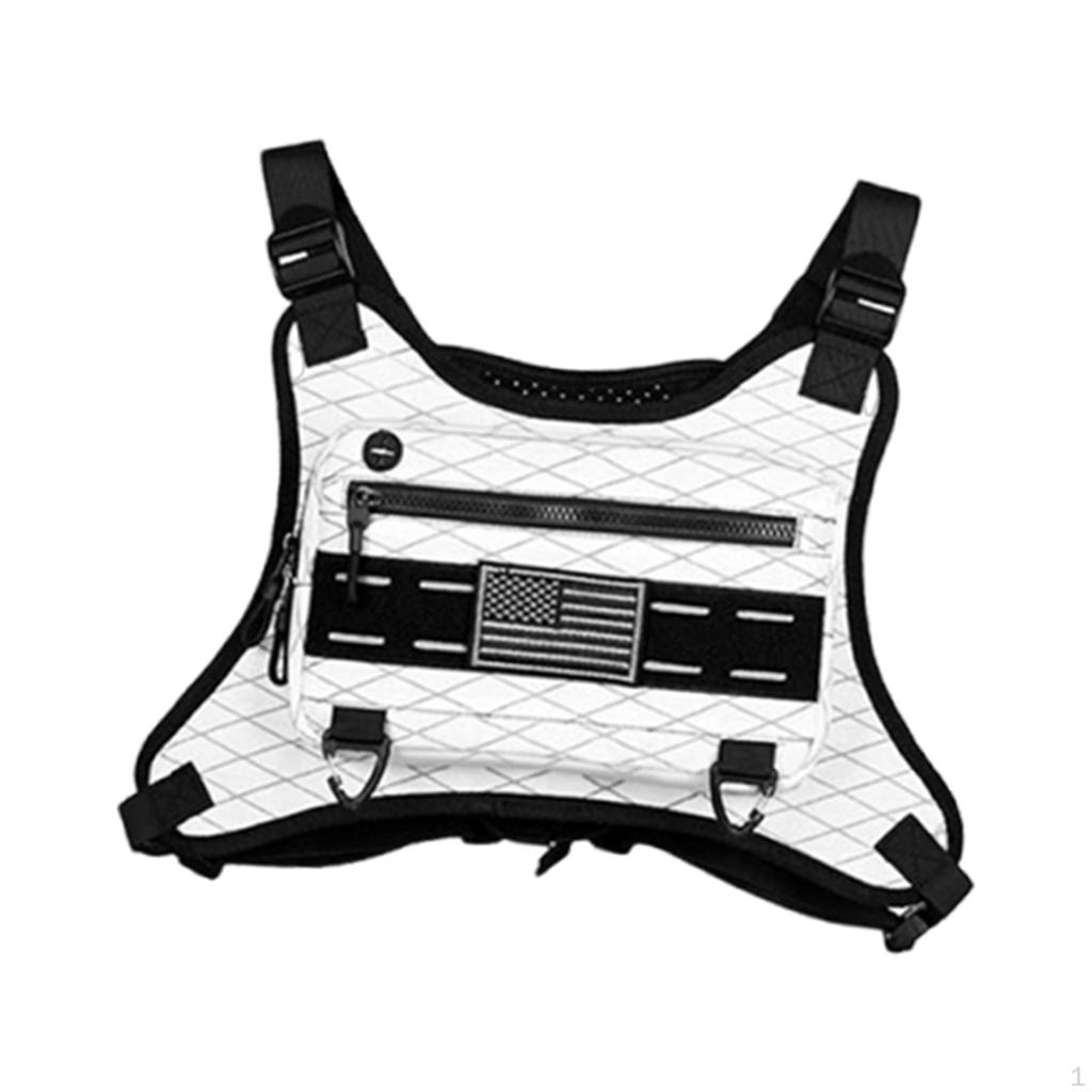 Torba na klatkę piersiową do sportów outdoorowych, kamizelka z tkaniny Oxford do biegania, ćwiczeń, jazdy na rowerze