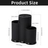Knife Holder Stand for Knives Multi-Function Plastic Stands for Cutlery Utensil Inserted Block Storage Tank Cooking Area Accessories for Home