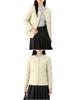 Women's Lightweight Round Neck Down Jacket – Fashionable Plus Size Thin Style with 90% Duck Down Filling.
