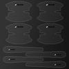 8Pcs Transparent Car Door Handle Bowl Anti Scratch Protective Sticker For BMW E36 E46 E90 E70 E91 G20 X1 E60 F10 F30 E39 F20 E87