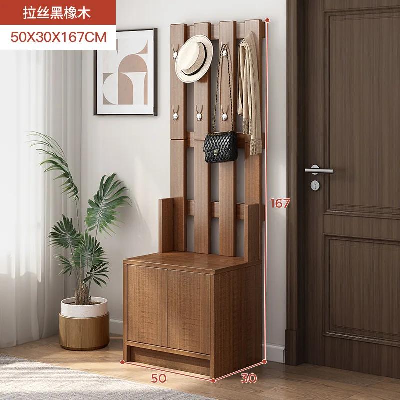 Multi Layer Simple Wooden Shoe Rack Vertical Storage Organizer Cabinet Hallway Shoe Rack Minimalist  Furniture