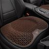 Car Seat Cushion Summer Lumbar Support Honeycomb Gel Ice Thread Seat Backrest Ventilation Breathable Car Cushion Accessories