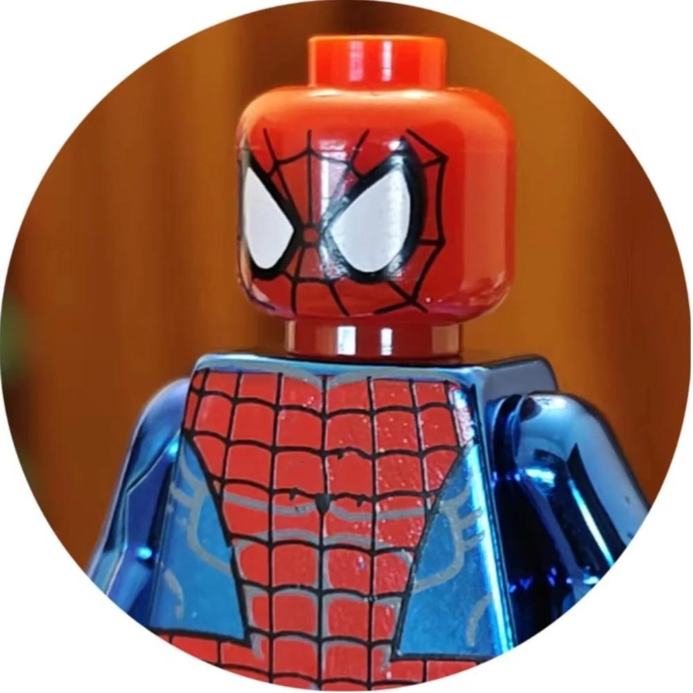 Electroplate Plating Chrome Mr Gold Building Blocks Golden Mini Action Figure Toys