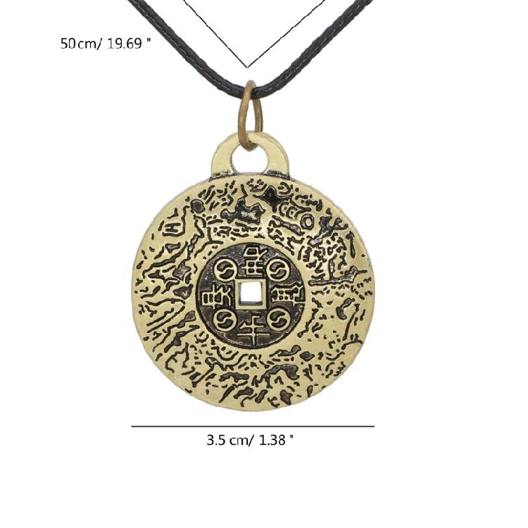 Zarte Legierung Bronze Amulett Halskette Verstellbare Schlüsselbein Kette Choker für Frauen