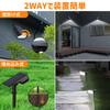 Solar Outdoor Motion Sensor Garden 42 Daylight Security and Disaster IP65 Lighting for Parking Set of 2 Light, Light, Spotlight, Illumination,