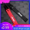 For Jeep 1pc Car Nylon Key Strip Badge Keychain Keyring Key Holder For Jeep Renegade Patriot Wrangler Cherokee Compass Trail