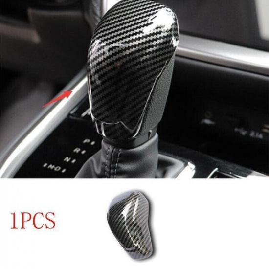 Carbon Fiber Central Console Gear Shift Knob Trim For Subaru Outback -