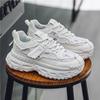 Men's shoes casual shoes soft denim ripped surface breathable running sneakers personalized beggar