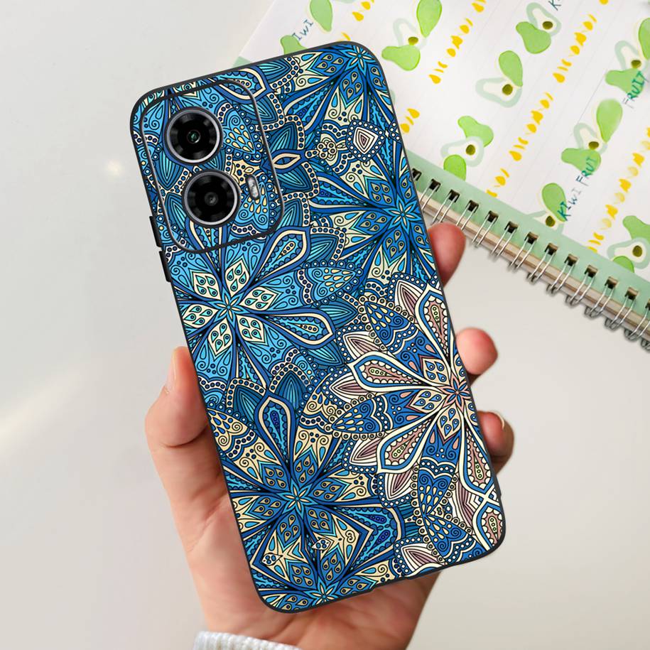 For Motorola Moto G24 Power Case 2024 New Fashion Flower Silicone Soft Back Cover For Moto G24 G34 Phone Case MotoG24 G 24 Coque