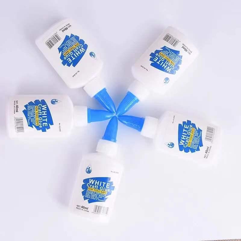 40ML White Glue for Kids: Perfect for Kindergarten, DIY Projects, and Slime