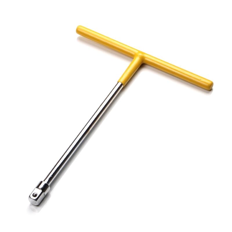Durability T-Handle Wrench with 12pcs Socket Vehicle Wrench Car T Shaped Handle 8/9/10/11/12/13/14/15/16/17/18/19mm