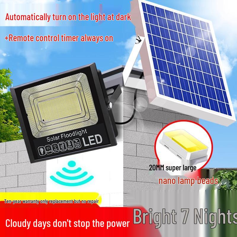 2025 Waterproof Solar LED Courtyard Light with Motion Sensor for Indoor/Outdoor Use