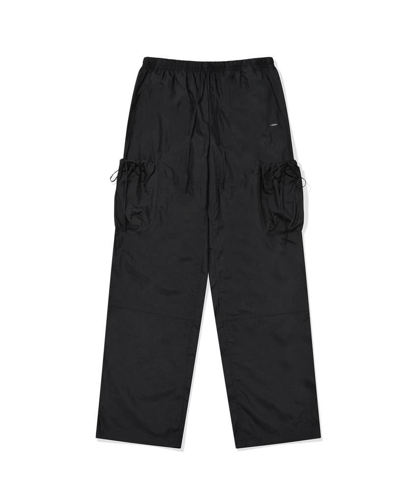 COVERNAT WOMAN String Fluid Cargo Pants Charcoal