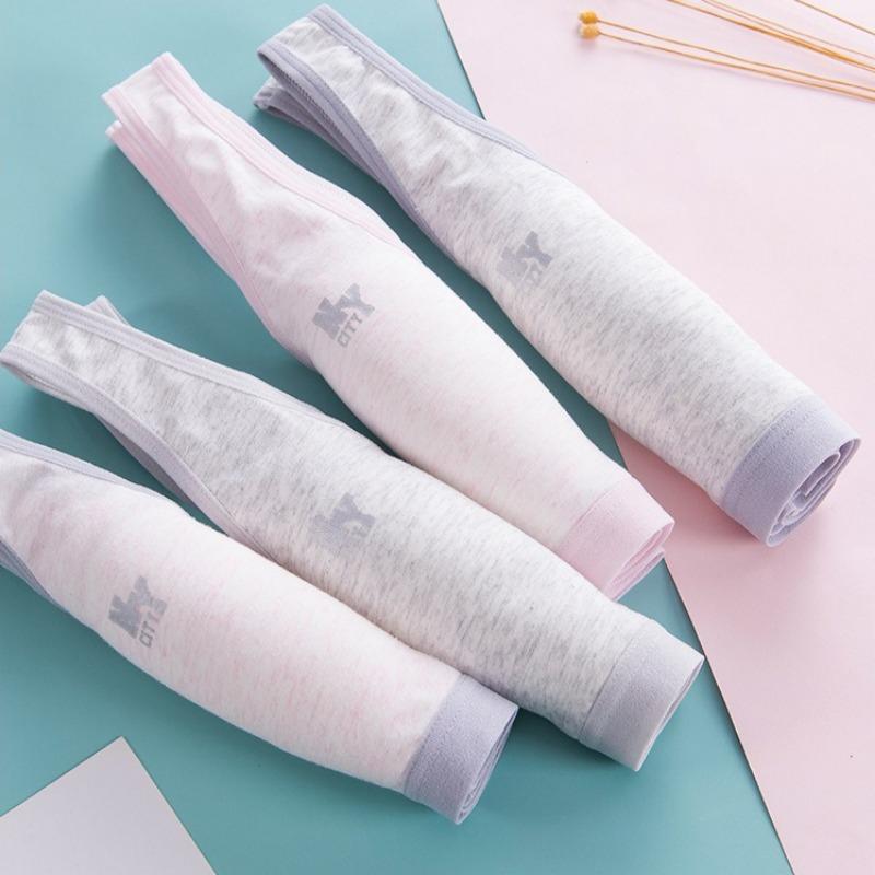 Color Cotton Pure Cotton Developmental Training Vest for 10 Years Old Primary School Girls Soft Daily Inner Undergarment for Puberty Kids