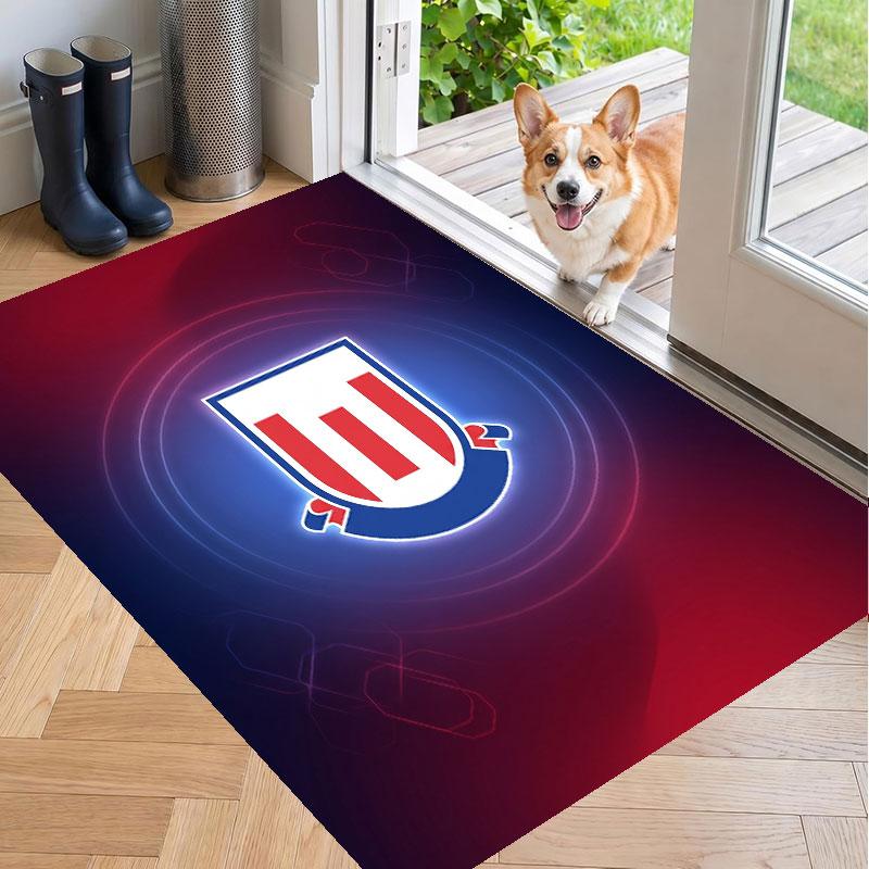 Soft Floor Carpet Stoke City Football Pattern Area Rug Decorative Mat For Home Room Decoration