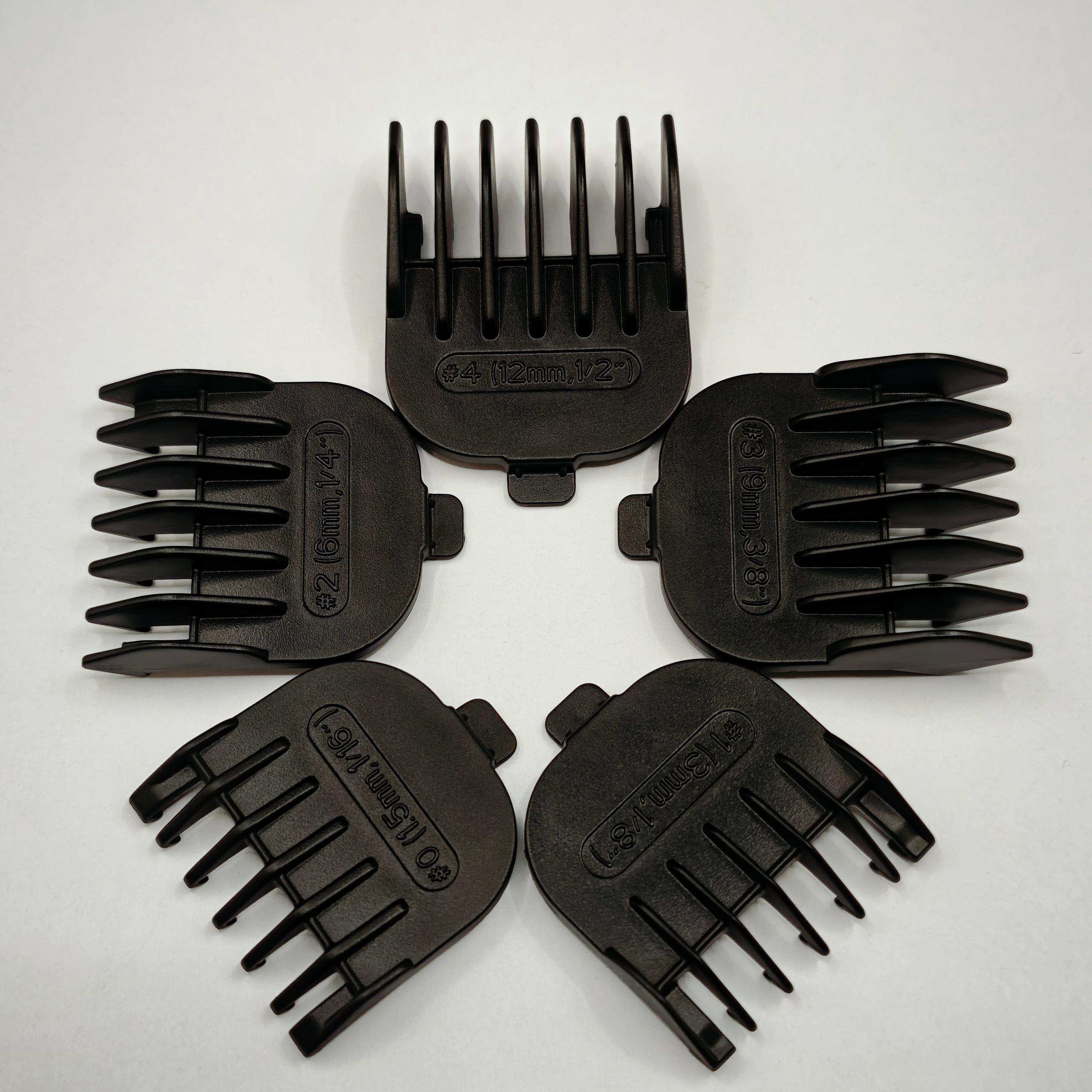 1.5mm 3mm 6mm 9mm 12mm Guide Comb Set For Remington Trimmer PG6170 PG6171 PG6172 PG6200 RG029A PG6855 PG6856 PG10A 1.5mm 3mm 6mm 9mm 12mm чёрный