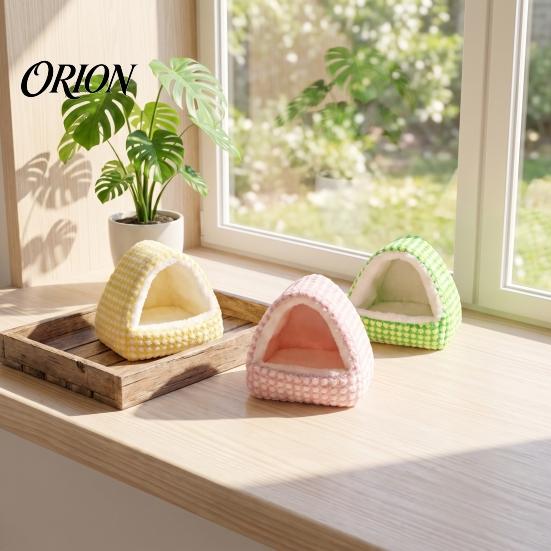 Warm Parrot Bed for Cage Hanging Plush Bed, Winter Bird Sleeping Hut, Cozy Fleece Hideout Hideaway Pet Birds Cave Accessory Cockatiels Budgies