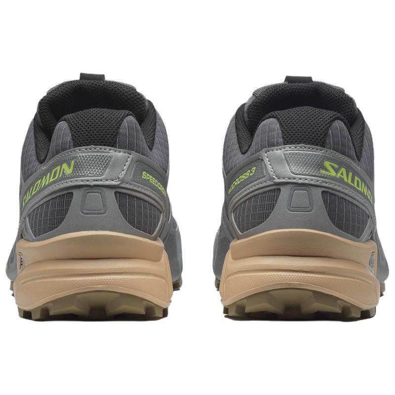 SALOMON Speedcross 3 Abrasion Resistant Breathable Low Top Casual Running Shoes Unisex Gray Sneakers 477363