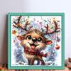 Full Embroidery Eco-cotton Thread 18CT Printed Animal Cross Stitch Kit Art