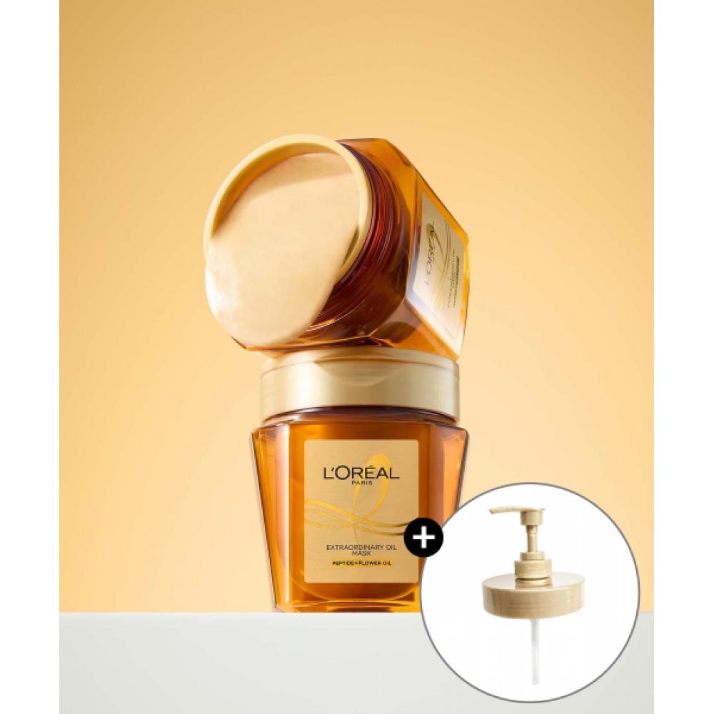 

Lorealparis [2 Pack] Extra Ordinary Oil Silk Mask Pack 250ml + Exclusive Pump Included NONE