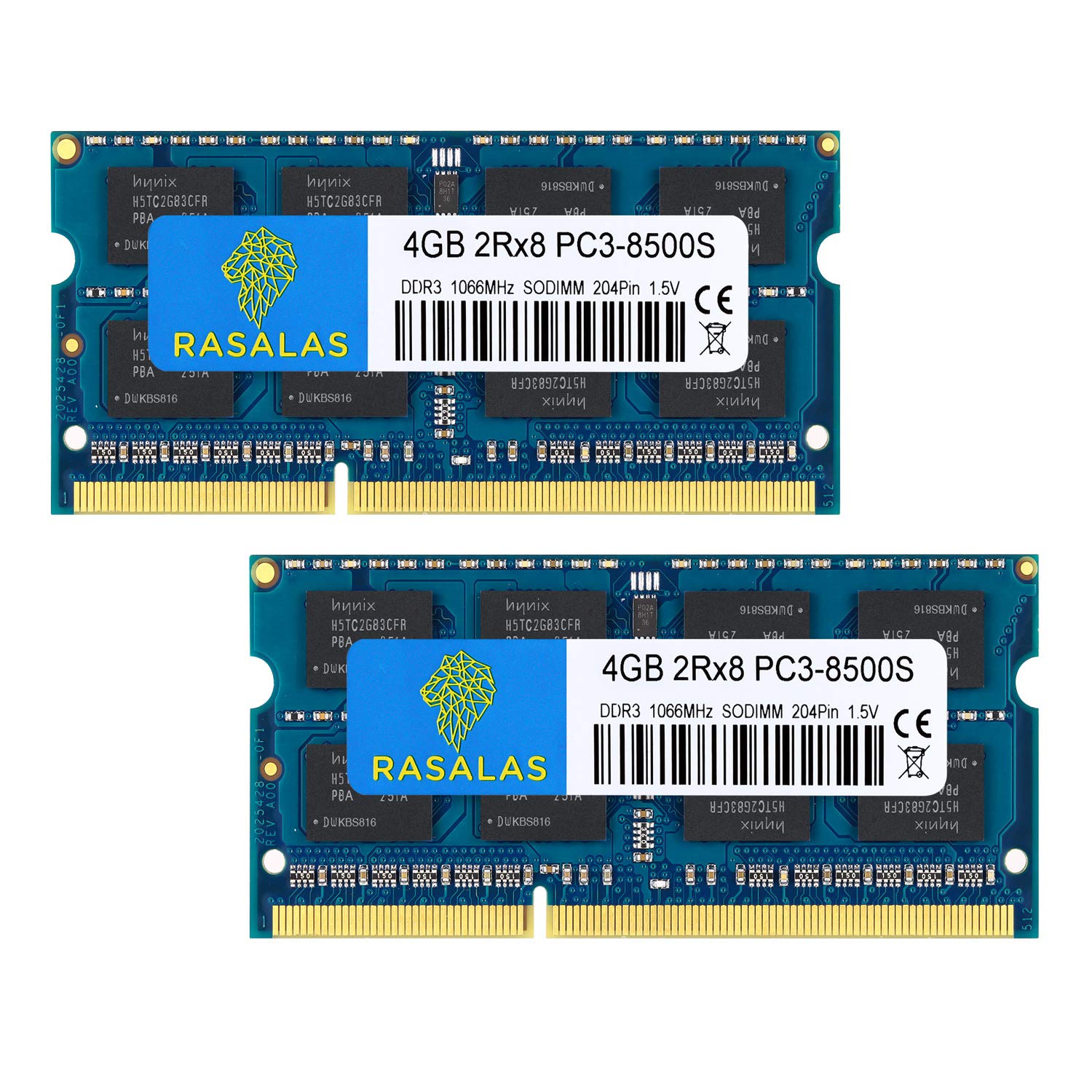 

DDR3 1066MHz 2x4GB Sodimm 2Rx8 DDR3 1066 CL7 Memory for Notebook PC PC3-8500 PC3-8500S 1.5V