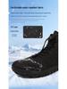 Women's Waterproof Non-Slip Fleece-Lined Boots - Plus Size, Wear-Resistant, Dirt-Resistant, Five-Finger Design