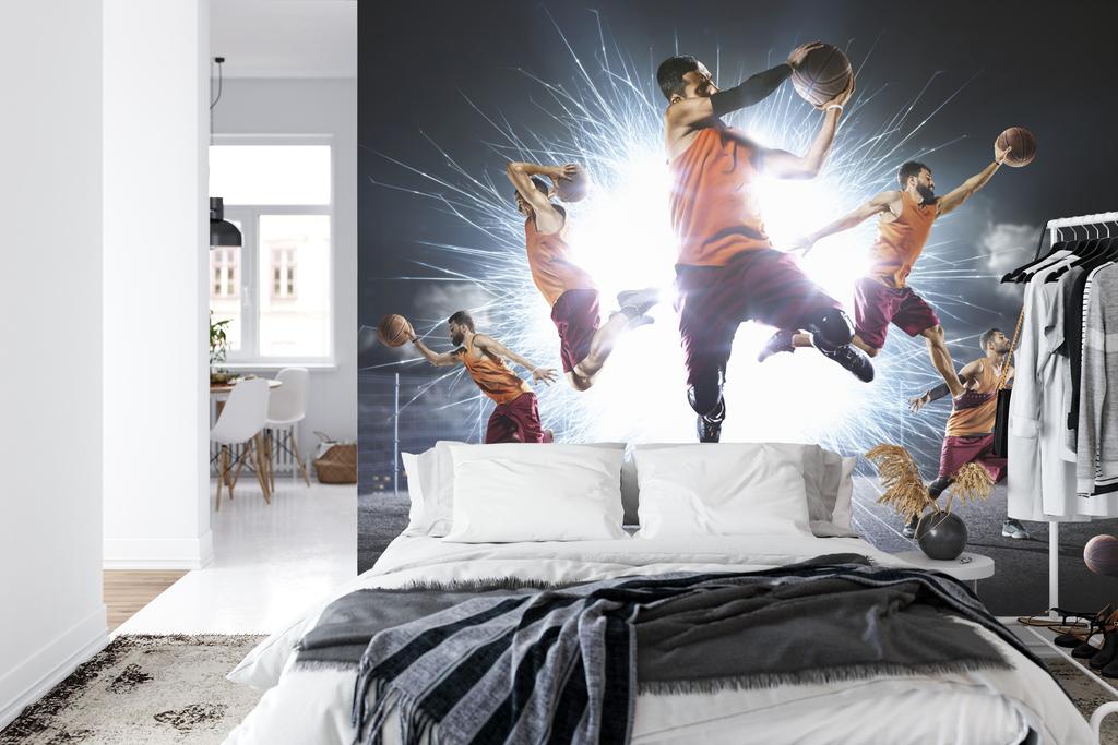 Photomural Street Basketball Self-Adhesive Mural 208x146