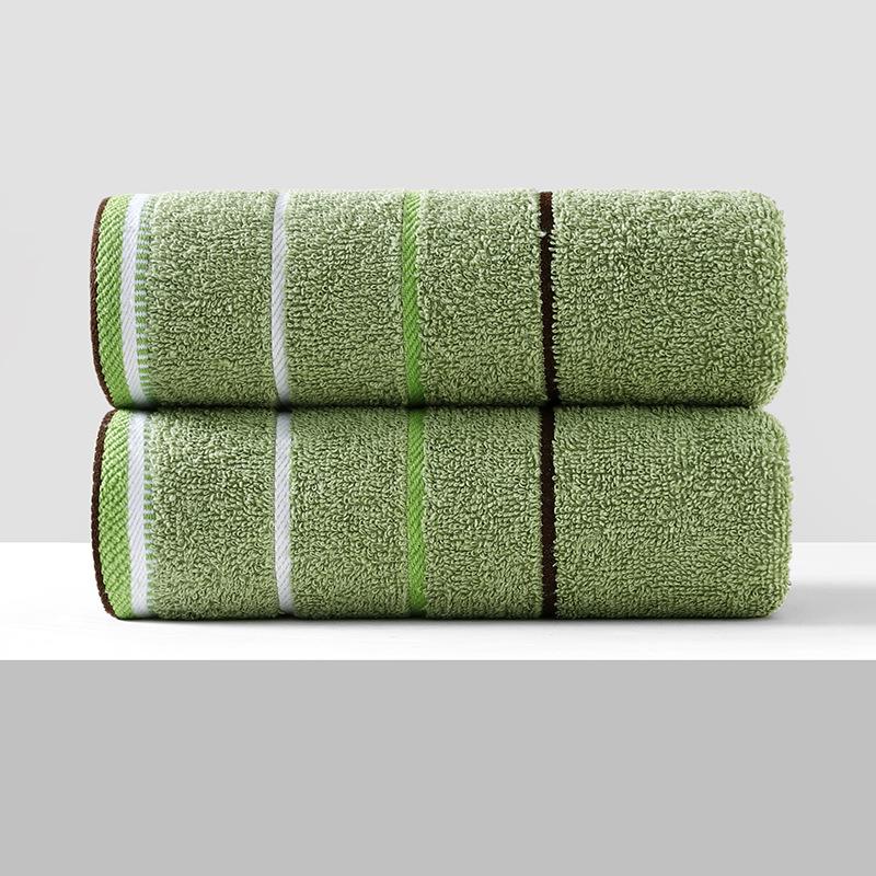Soft, Absorbent Polyester-Cotton Towels - Thickened for Household Use, Face Wash, and Gifts
