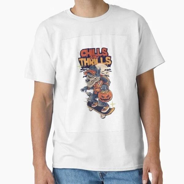 Chills Thrills Repeat Classic TShirt Made In UsaAus TShirt S2xl S