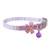 Cat Collar Night Glowing Flower Anti-lost Adjustable Breakaway Pet Dogs Cats Flower