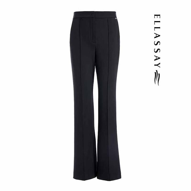 ELLASSAY Women's Micro-Flare Office Trousers