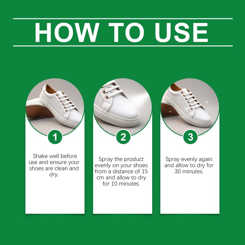 Hydrophobic Shoe Protector Spray-Water Waterproof For Suede Shoes,Leather,Canvas,Nubuck & Fabric