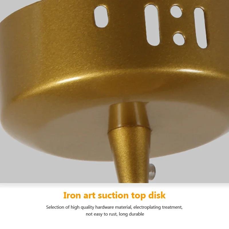 Modern LED Round Metal Pendant Lights For Living Room Bedroom Dining Kitchen Lamp Wire Adjustable Shipping Art Decor Chandelier