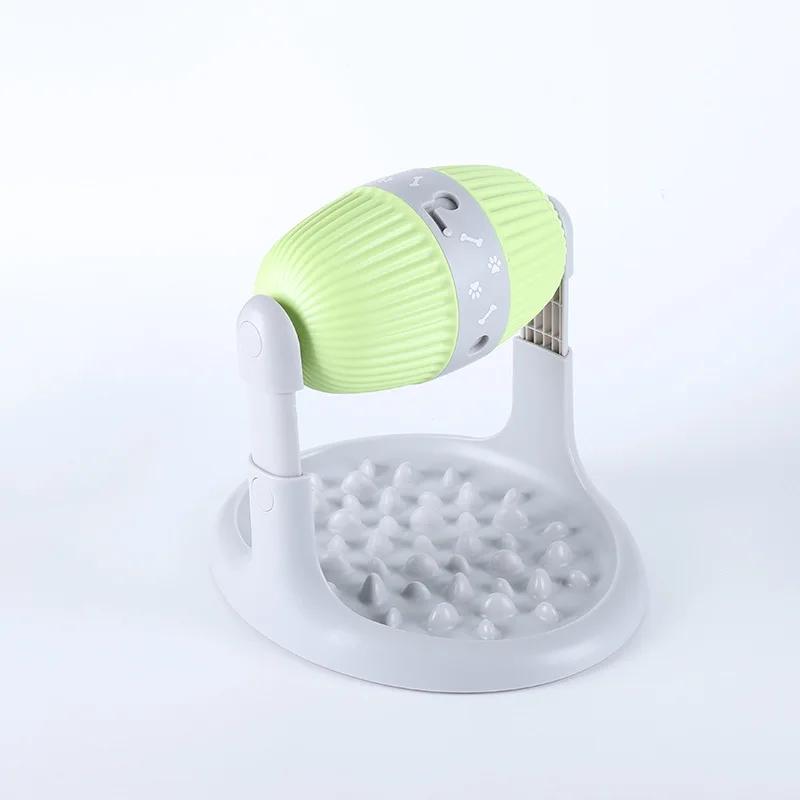 

Медленная кормушка для домашних животных, новые игрушки для собак, кошек, интерактивная тренировка IQ, катящиеся игрушки, лечение скуки, здоровье, диета, еда, диспенсер с регулируемой высотой