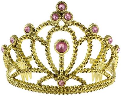 Diadem Tiara Golden Crown Princess Queen of the Ball