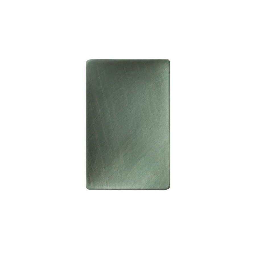 Rectangular Natural Stone Inkstone with Lid for Calligraphy & Portable Ink Cartridge Storage