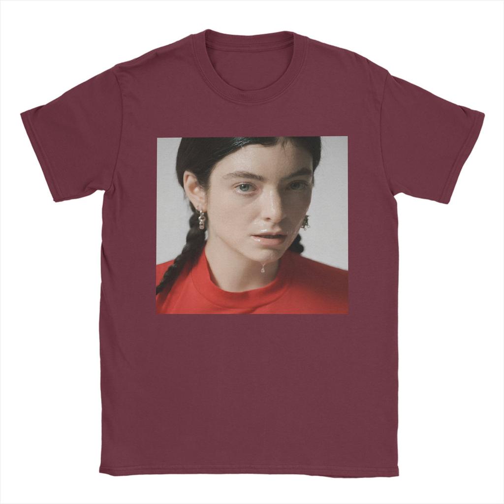 Lorde What Was That T-Shirts for Men  Cool Cotton Tees Crewneck Short Sleeve T Shirt Plus Size Clothes