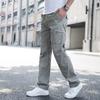 Big Size Men's Cargo Pants New Spring Summer Trousers Straight Leg Work Pant Men Casual Loose Cotton Overalls Side Multi Pockets