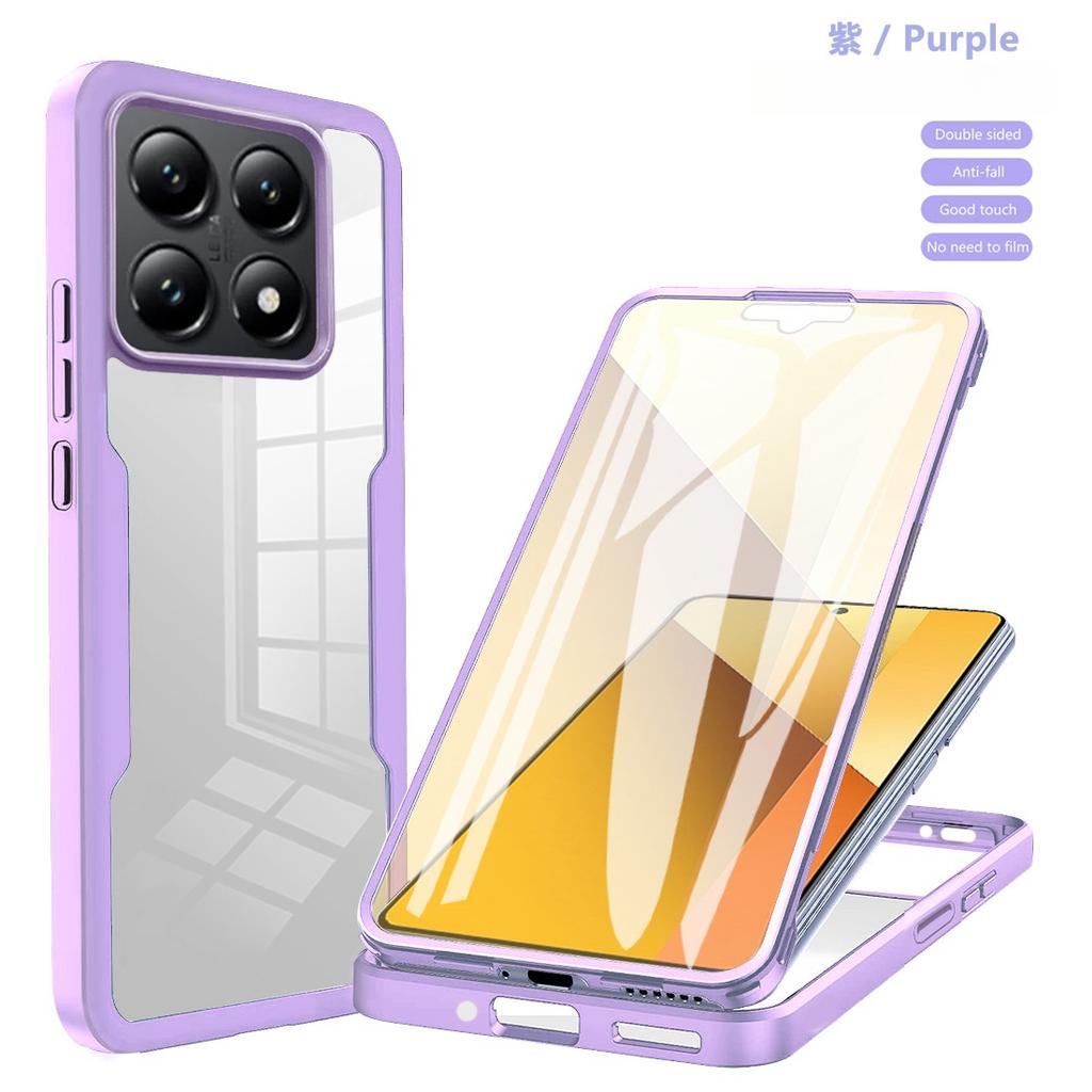 360 Full Protection Case For Xiaomi 14T Pro Clear Screen With Silicone Cover for Mi 14T Mi14T Xiaomi14T 14 T Pro 14TPro 5G Funda