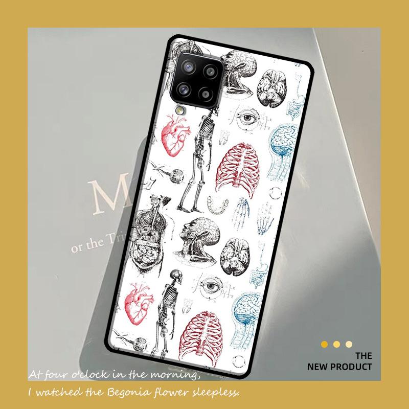 Medizinische Menschliche Organe Gehirn Hülle Für Samsung Galaxy A54 A34 A53 A13 A32 A52 A14 A51 A71 A23 A33 A73 A12 A22 A21S Coque