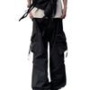 Trendige Herrenhose mit mehreren Taschen und weitem Bein im Loose-Fit