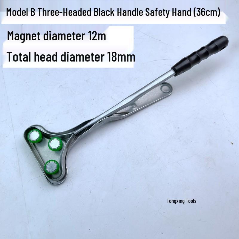 Magnetic Hand Punch Pliers with Strong Neodymium Magnet Suction Cup Picker