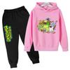My Singing Monsters Bambini Primavera Autunno Carini 2pz Felpa Casual+Pantaloni Tute 3-14 Anni Ragazzi Ragazze Completi Vestiti Bambini
